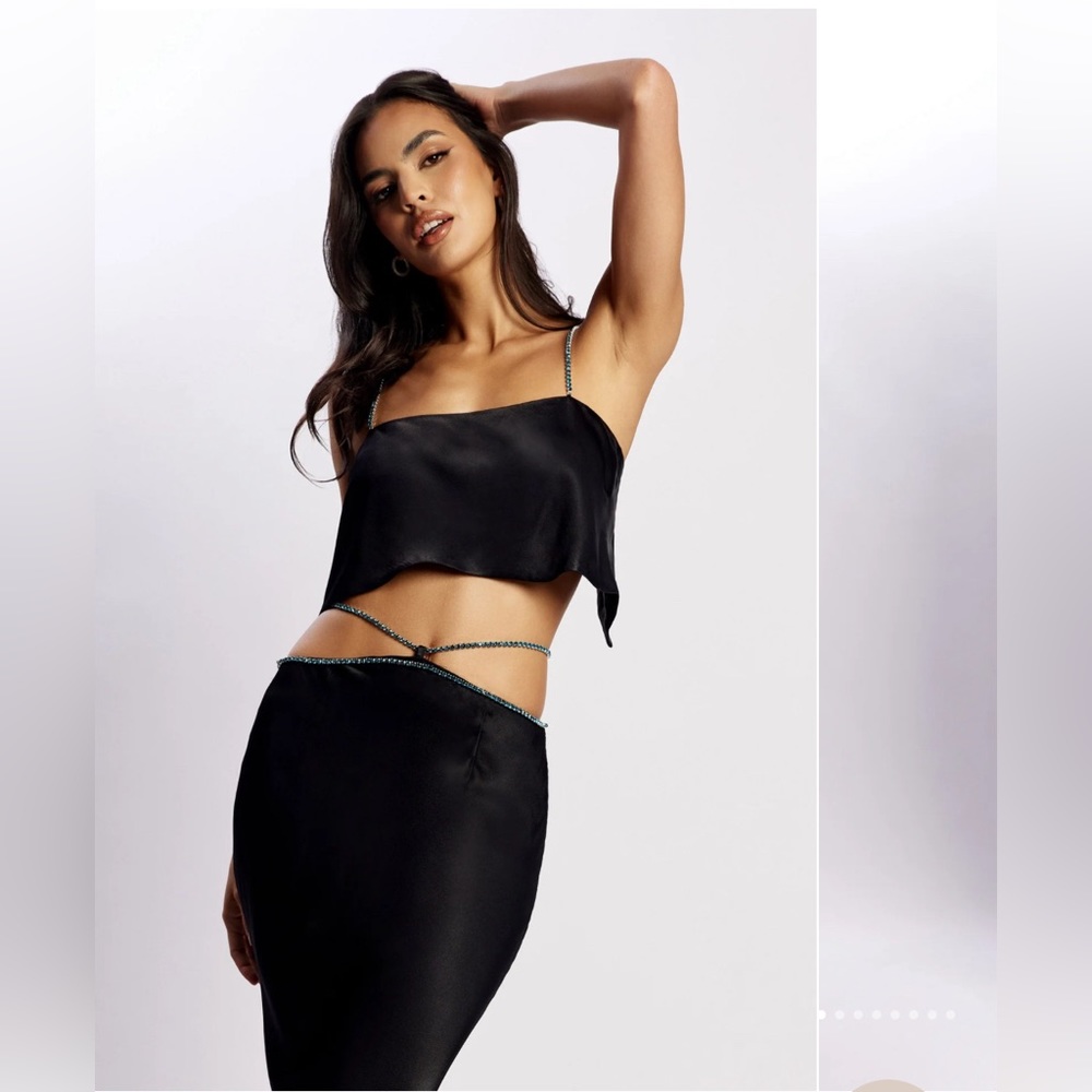 NWT meshki Dayana crop top